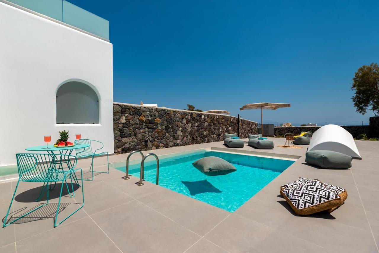 Modern Dome Homes Of Santorini Perissa  Exteriér fotografie